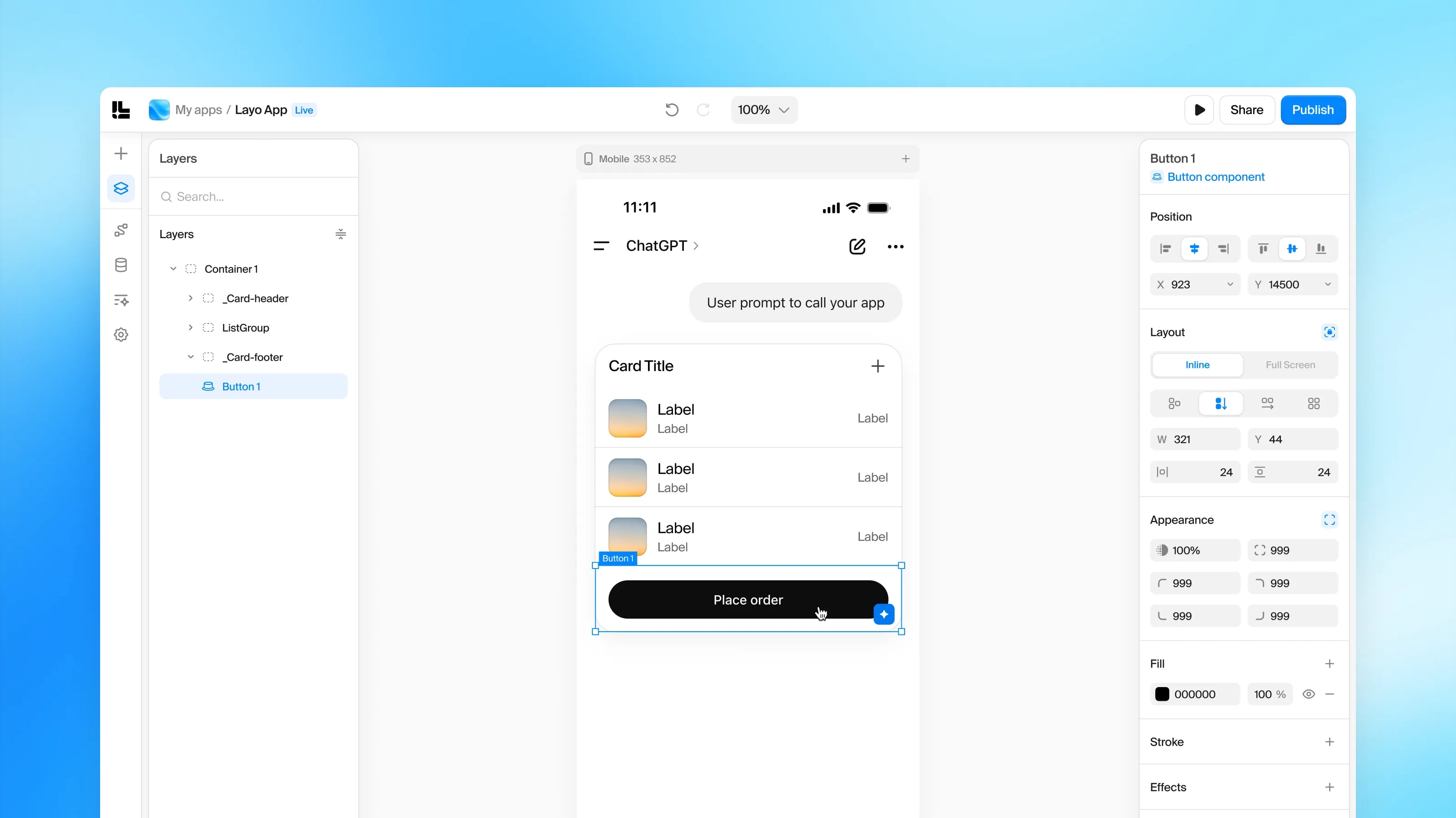 Layo editor