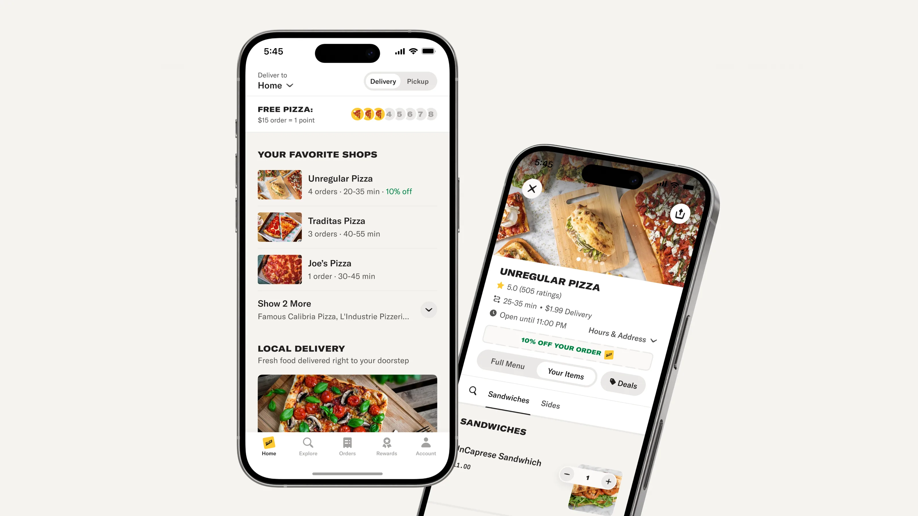 Slice home
